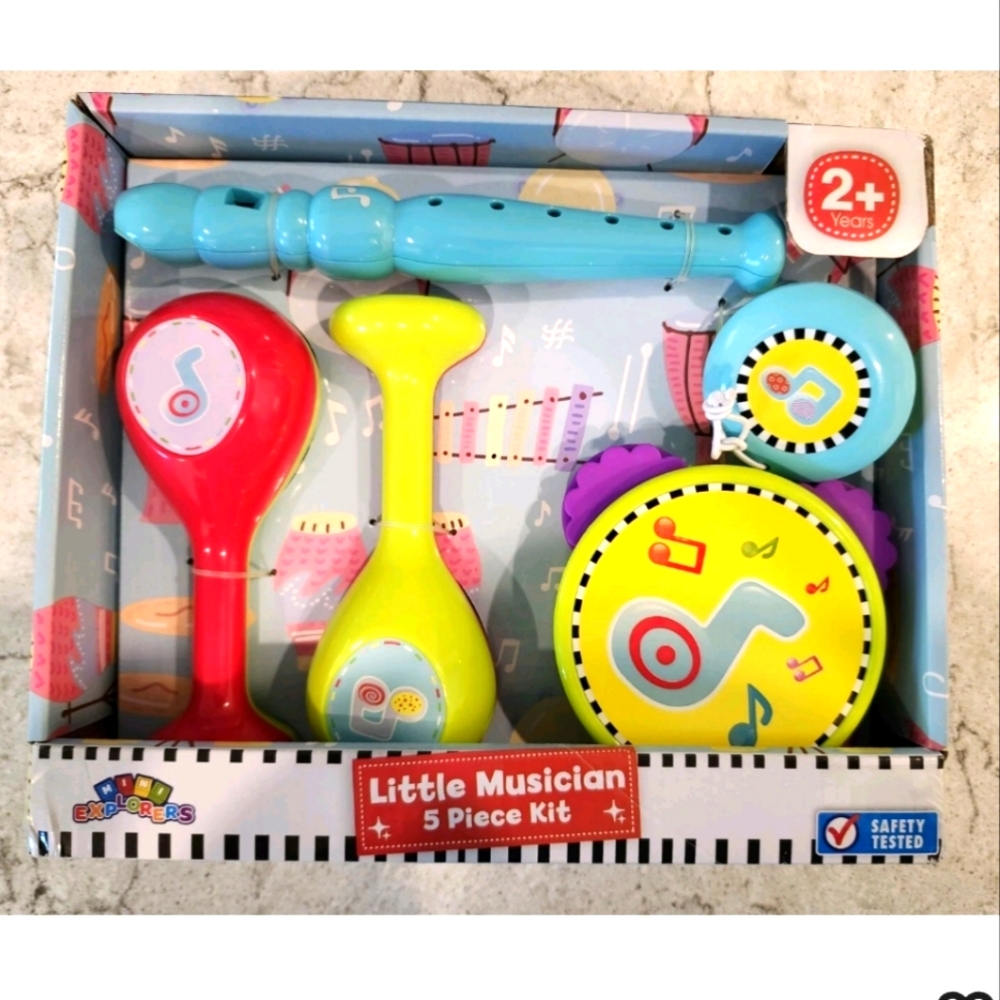 Mini Explorers Little Musician 5 Piece Toy Musical Set Ages 2+ BRAND NEW
